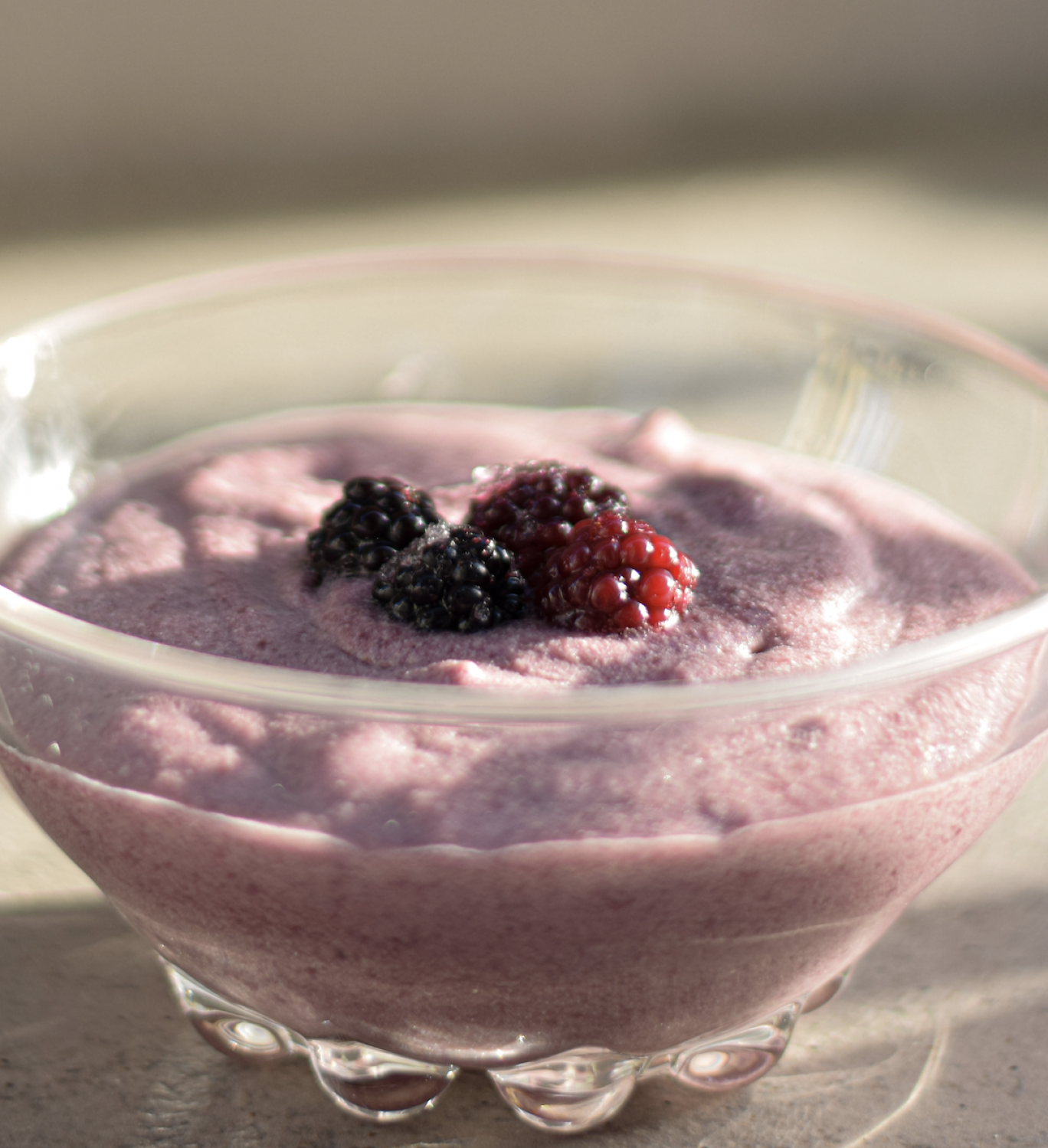 Mousse di Marmellata di More fatta in casa