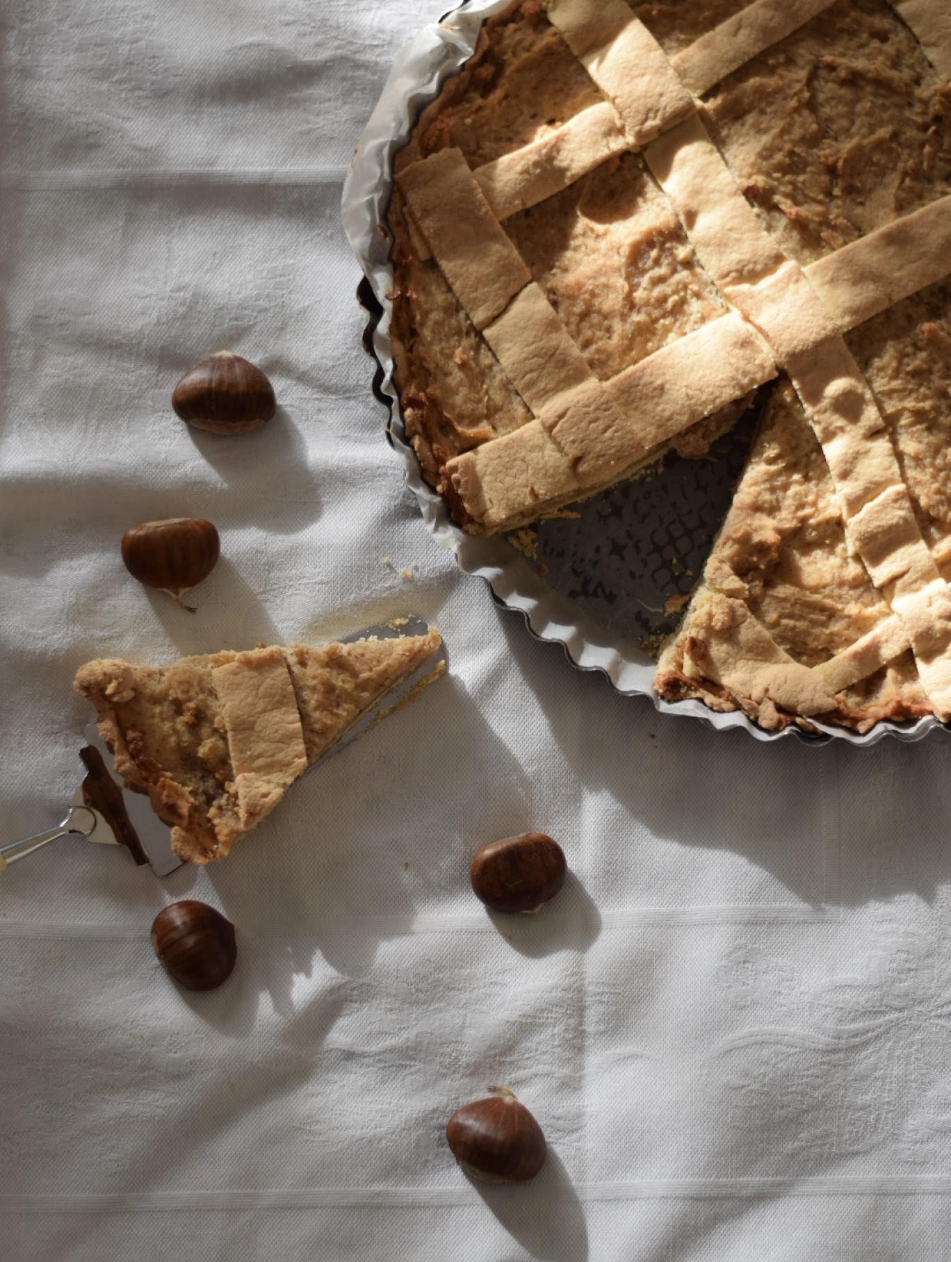 Crostata con Crema di Castagne